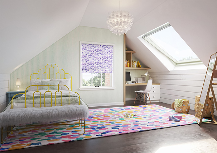 Royal Realm, Lavender - Roman Blind - Image 6